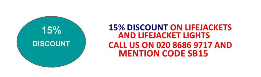 15% DISCOUNT ON LIFEJACKETS